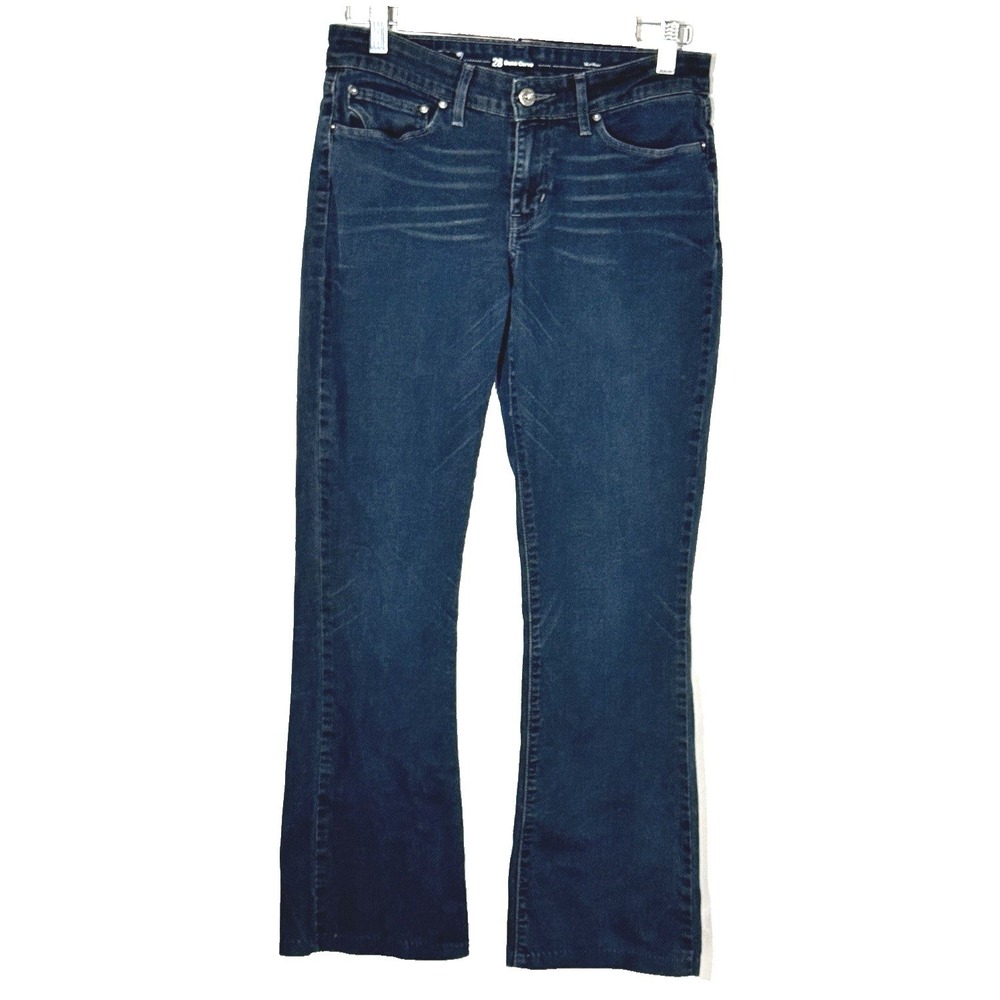Levi's Jeans Women's 28x28 Mid Rise Bootcut Dark Wash Stretch Blue Denim‎